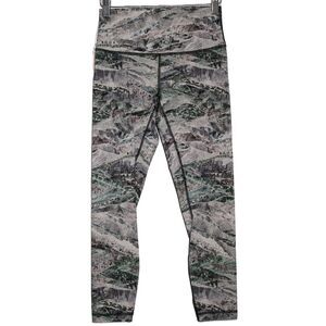Womens Lululemon Wunder Under High-Rise Tight 25" Springscape Leggings Size 6